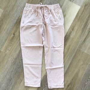 Nude pants size M 100% lyocell Zara, elastic waist